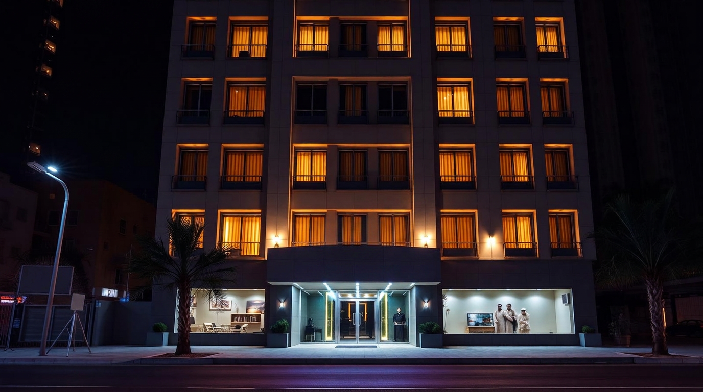 Aurion Apartment Hotel, Al Madinah Al Munawwarah exterior at night